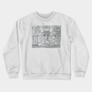 Knight Templars architecture. Cloister. Jerónimos Monastery Crewneck Sweatshirt